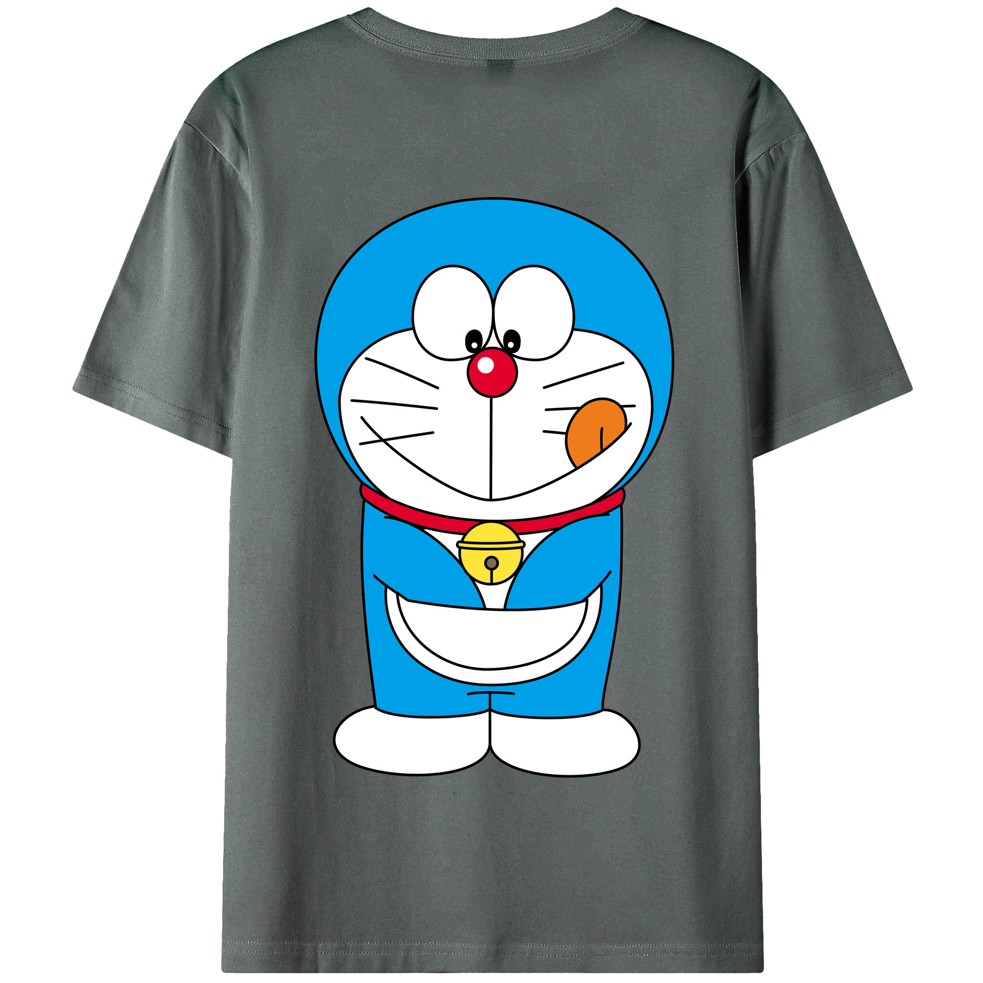 （画像用） ドラえもん Doraemon 綿100％半袖Tシャツ（背面プリント）